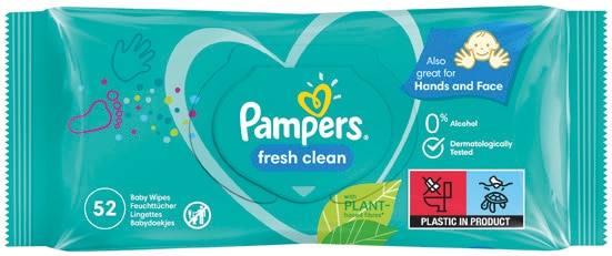 PAMPERS Lingettes fresh clean