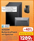 Balkonkraftwerk mit Speicher im Angebot bei Netto Marken-Discount in Darmstadt Balkonkraftwerk mit Speicher Angebote von Solar Mars bei Netto Marken-Discount Darmstadt für 1.289,00 €