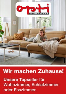 Opti-Wohnwelt Prospekt AKTUELLE ANGEBOTE mit 1 Seite