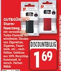 Sturmfeuerzeug von GUT&GÜNSTIG für 1,69 € bei EDEKA im Angebot Sturmfeuerzeug von GUT&GÜNSTIG im aktuellen EDEKA Prospekt