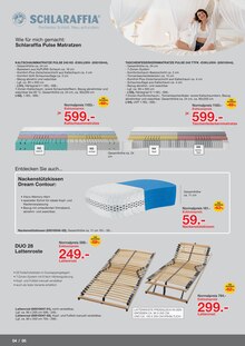Bett im Möbelzentrum Pforzheim Prospekt "MATRATZEN FÜR GUTEN SCHLAF!" mit 12 Seiten (Pforzheim)