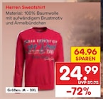 Herren Sweatshirt Angebote bei Netto Marken-Discount Gera für 24,99 €