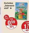 Eierfarben "Osterwerkstatt" von Paule's Oster im aktuellen V-Markt Prospekt für 0,59 €