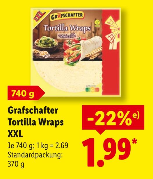 Tortilla Wraps XXL