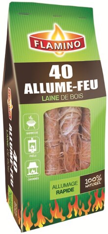 40 allume-feu laine de bois - Mr Bricolage à Saint-Germain-en-Laye 40 allume-feu laine de bois en promo chez Mr Bricolage Saint-Germain-en-Laye à 4,50 €