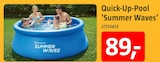 BAUHAUS Wuppertal - Quick-Up-Pool 'Summer Waves' Angebot im Prospekt Quick-Up-Pool 'Summer Waves' bei BAUHAUS im Wuppertal Prospekt für 89,00 €