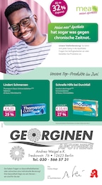 mea - meine apotheke Prospekt für Berlin mit 4 Seiten mea - meine apotheke Prospekt für Berlin: "Unsere Juni-Angebote", 4 Seiten, 01.06.2025 - 30.06.2025