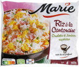 Plat cuisiné surgelé riz à la cantonaise - MARIE en promo chez Monoprix Plat cuisiné surgelé riz à la cantonaise - MARIE dans le catalogue Monoprix