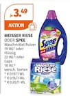 Waschmittel Angebote von Weisser Riese oder Spee bei Müller Dreieich für 3,49 €