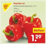 Paprika rot bei Netto Marken-Discount im Ganderkesee Prospekt für 1,29 €