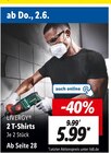 2 T-Shirts Angebot in Senftenberg, NL 2 T-Shirts im aktuellen Prospekt bei Lidl in Senftenberg, NL