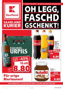Kaufland Prospekt für Spiesen-Elversberg mit 46 Seiten Kaufland Prospekt für Spiesen-Elversberg: JETZT KRÄFTIG SPAREN!, 46 Seiten, 20.10.2021 - 27.10.2021
