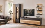 Wohnwand Butera II, anthrazit/Eiche Nachbildung, inkl. Softclose Funktion im Angebot bei HARDECK in Osnabrück Wohnwand Butera II, anthrazit/Eiche Nachbildung, inkl. Softclose Funktion Angebote von Ideal-Möbel bei HARDECK Osnabrück für 1.199,00 €