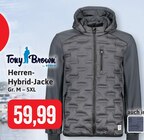 Herren-Hybrid-Jacke im Angebot bei Kaufhaus Stolz in Greifswald Herren-Hybrid-Jacke Angebote von Tony Brown by Stolz bei Kaufhaus Stolz Greifswald für 59,99 €