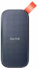Portable - USB 3.2 Gen 2 Festplatte, 1 TB SSD, extern, Schwarz Angebote von SANDISK bei MediaMarkt Saturn Germering für 77,99 €