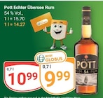 Echter Übersee Rum Angebote von Pott bei GLOBUS Hof für 9,99 €