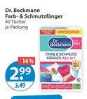 Farb- & Schmutzfänger im Angebot bei V-Markt in Regensburg Farb- & Schmutzfänger Angebote von Dr. Beckmann bei V-Markt Regensburg für 2,99 €