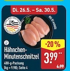 Hähnchen-Minutenschnitzel für 3,99 € bei ALDI Nord im Angebot Hähnchen-Minutenschnitzel im aktuellen ALDI Nord Prospekt
