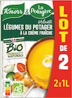Velouté Bio Légumes du Potager à la Crème Fraîche - Knorr & La Potagère - Intermarché Super Velouté Bio Légumes du Potager à la Crème Fraîche - Knorr & La Potagère à 4,41 € dans le catalogue Intermarché Super
