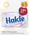 Hakle Toilettenpapier Angebote von Hakle bei tegut Ludwigshafen für 2,99 €