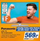 LED TV TB-50W63AE9 im Angebot bei expert in Dülmen LED TV TB-50W63AE9 Angebote von Panasonic bei expert Dülmen für 569,00 €