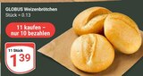 Weizenbrötchen von Globus im aktuellen GLOBUS Prospekt