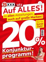 XXXLutz Möbelhäuser Prospekt für Düsseldorf mit 12 Seiten XXXLutz Möbelhäuser Prospekt für Düsseldorf: "Auf ALLES!", 12 Seiten, 10.09.2020 - 20.09.2020
