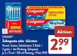 Zahnbürsten von Colgate im aktuellen ALDI SÜD Prospekt für 2,99 €