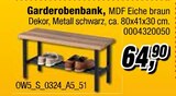 Garderobenbank Angebote bei Opti-Wohnwelt Fellbach für 64,90 €