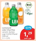 Lemonaid oder ChariTea im aktuellen budni Prospekt