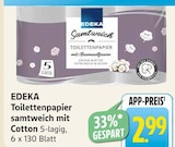 EDEKA - Toilettenpapier samtweich mit Cotton Angebot im Prospekt Toilettenpapier samtweich mit Cotton bei EDEKA im Prospekt "" für 2,99 €