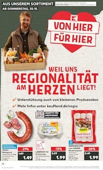 Sushi Angebot im Kaufland Prospekt, gültig von 30.10.2025 bis 05.11.2025 Sushi Angebot im aktuellen Kaufland Prospekt auf Seite 24