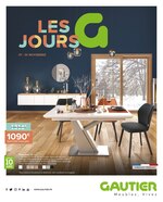 Catalogue Gautier "Les Jours G", 4 pages, à Le Blanc-Mesnil, 07/11/2019 - 30/11/2019 Prospectus Gautier "Les Jours G", 4 pages, à Le Blanc-Mesnil, 07/11/2019 - 30/11/2019