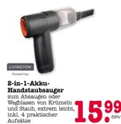 2-in-1-Akku-Handstaubsauger Angebote von Livington bei E center Karlsruhe für 15,99 €