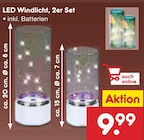LED Windlicht, 2er Set  im aktuellen Netto Marken-Discount Prospekt für 9,99 €
