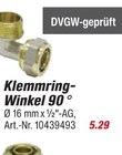 Klemmring-Winkel 90° im toom Baumarkt Prospekt Klemmring-Winkel 90° von im aktuellen toom Baumarkt Prospekt fĂŒr 5,29 âŹ