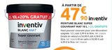 Mr.Bricolage Saint-Jean-de-Luz - Promo Peinture blanc super couvrant mat 10 l Promo Peinture blanc super couvrant mat 10 l à 47,90 € dans le catalogue Mr.Bricolage à Saint-Jean-de-Luz