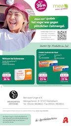 Apotheken Prospekt von mea - meine apotheke in Dettelbach Aktueller mea - meine apotheke Apotheken Prospekt für Dettelbach: Unsere Juli-Angebote mit 4} Seiten, 01.07.2026 - 31.07.2026