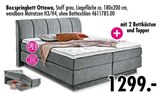 Boxspringbett Ottawa für 1.299,00 € bei SB Möbel Boss im Angebot Boxspringbett Ottawa im aktuellen SB Möbel Boss Prospekt