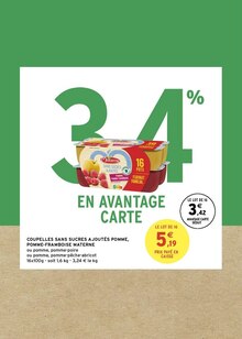 Intermarché Maisons-Alfort - COUPELLES SANS SUCRES AJOUTÉS POMME, POMME-FRAMBOISE Promo COUPELLES SANS SUCRES AJOUTÉS POMME, POMME-FRAMBOISE dans le catalogue Intermarché "Le mini prospectus" à Maisons-Alfort