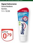 Zahncreme bei GLOBUS im Freilassing Prospekt für 0,79 €