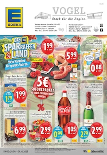 Aktueller EDEKA Prospekt "Aktuelle Angebote" Seite 1 von 24 Seiten für Düren