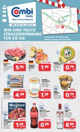 Aktueller combi Supermarkt Prospekt in Halle und Umgebung, "Markt - Angebote" mit 24 Seiten, 15.04.2024 - 20.04.2024