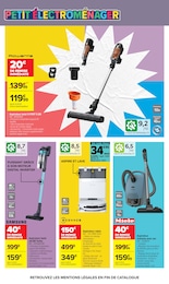 Prix et réduction Aspirateur Traineau dans le prospectus Carrefour en cours Offre Aspirateur Traineau dans le catalogue Carrefour du moment à la page 73