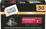 Capsules Café Alu Espresso N°9 Intense - Carte Noire en promo chez Intermarché Express Capsules Café Alu Espresso N°9 Intense - Carte Noire dans le catalogue Intermarché Express
