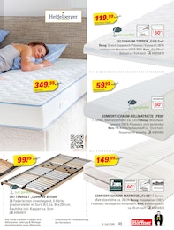 Matratzenauflagen Angebot & Preis im aktuellen Höffner Prospekt Matratzenauflagen Angebot im aktuellen Höffner Prospekt auf Seite 49