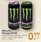 Energy-Drink von Monster im aktuellen E center Prospekt