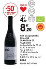 AOP Vacqueyras pinot noir bio - DOMAINE DES COMMUNAUX en promo chez Intermarché Express AOP Vacqueyras pinot noir bio - DOMAINE DES COMMUNAUX dans le catalogue Intermarché Express