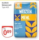 Weizenmehl im Angebot bei GLOBUS in Erlangen Weizenmehl Angebote von Globus bei GLOBUS Erlangen für 0,89 €