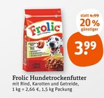 Hundetrockenfutter Angebote von Frolic bei tegut Stuttgart für 3,99 €